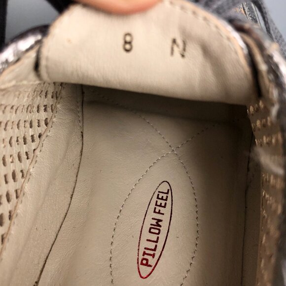 Silver Lace Up Leather Shoes Atelier Amalfi By Rangoni Made In Italy - Picture 10 of 12